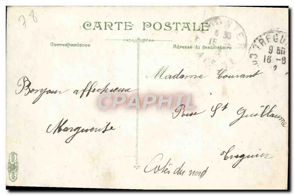 Versailles — As Grandes Águas. Pátio Central — L.V. & Cie n°2391 - Verso