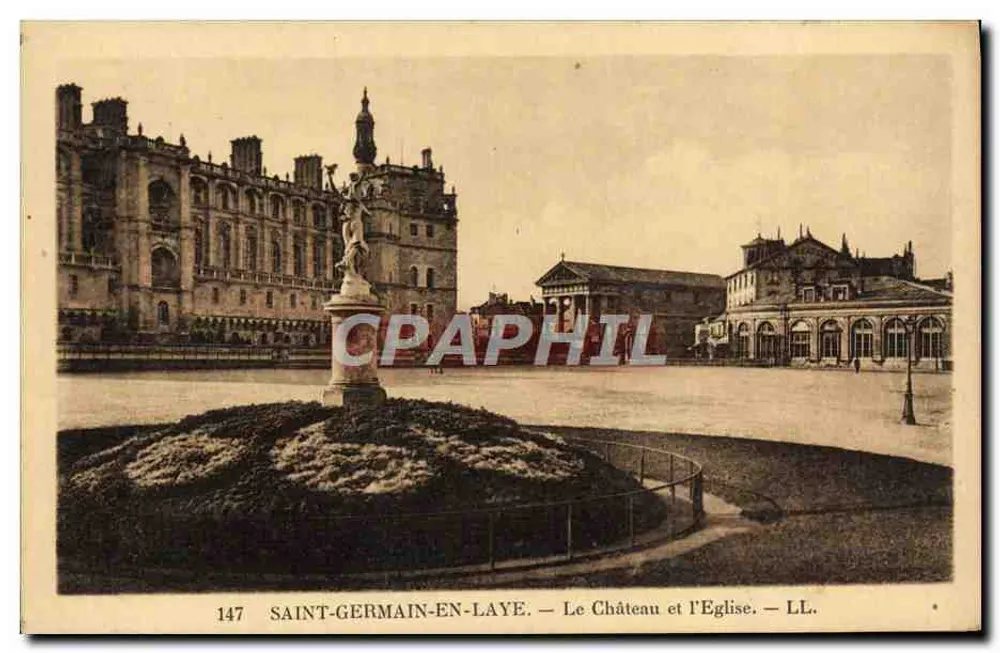 Saint-Germain-en-Laye — O Castelo e a Igreja — LL. n° 147 - Frente