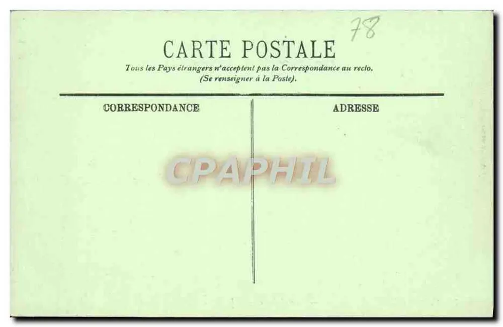 Versailles — O Castelo — Vista geral — LL. n°77 - Verso