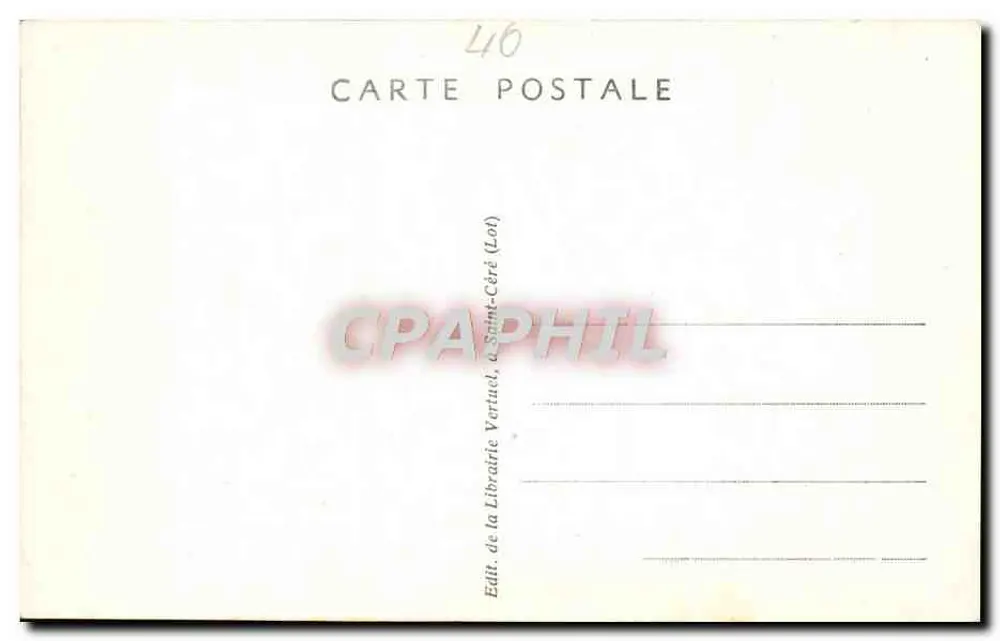 Saint-Céré — Alte Häuser am Kirchplatz — Le Lot Illustré n°249 - Rückseite