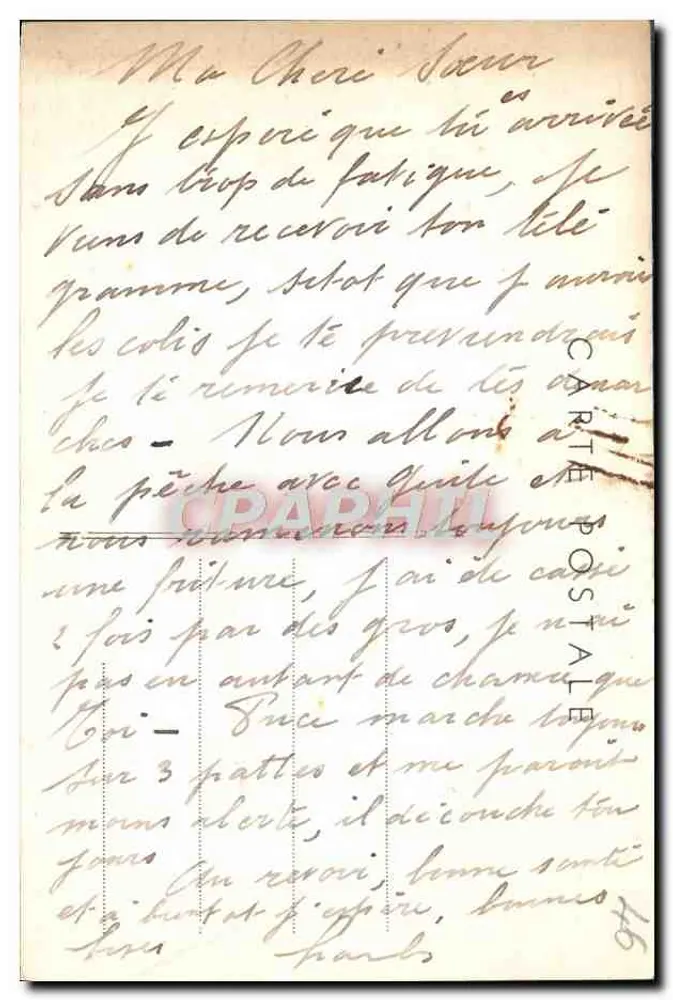 Ponte de PINSAC (Lot) e as Rochas — Combier Imp. Macon - Verso