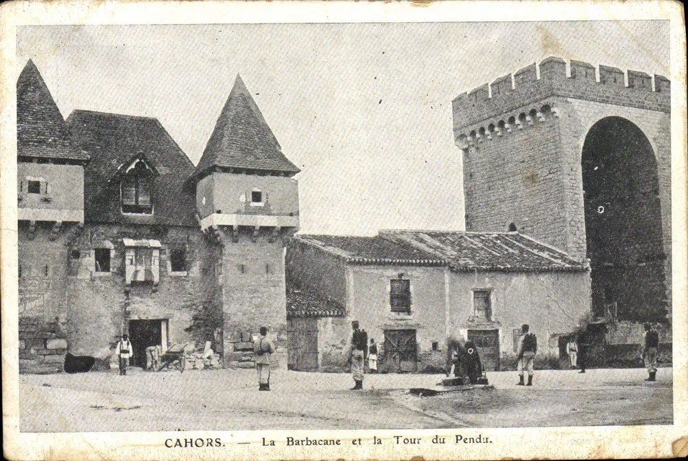 Cahors — Die Barbacane und die Turm des Hängenden — Verlag P. Schseider & Cie, Paris - Vorderseite