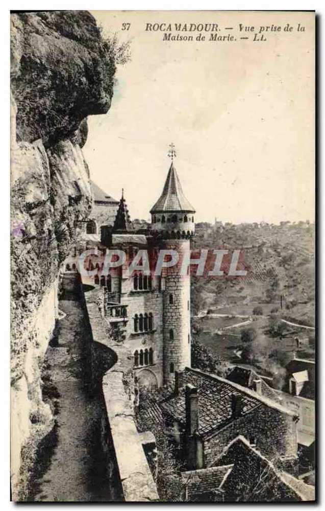 Rocamadour — Ansicht vom Haus der Marie — LL - Vorderseite
