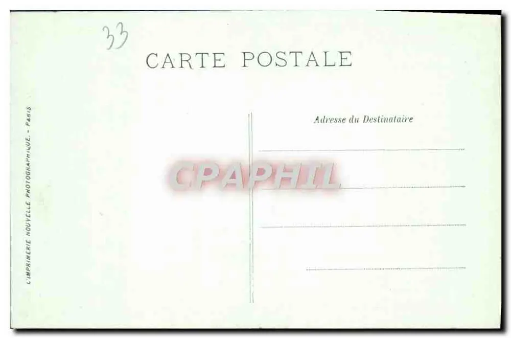 Bordeaux — Ein Gang am öffentlichen Garten — LL. n°48 - Rückseite