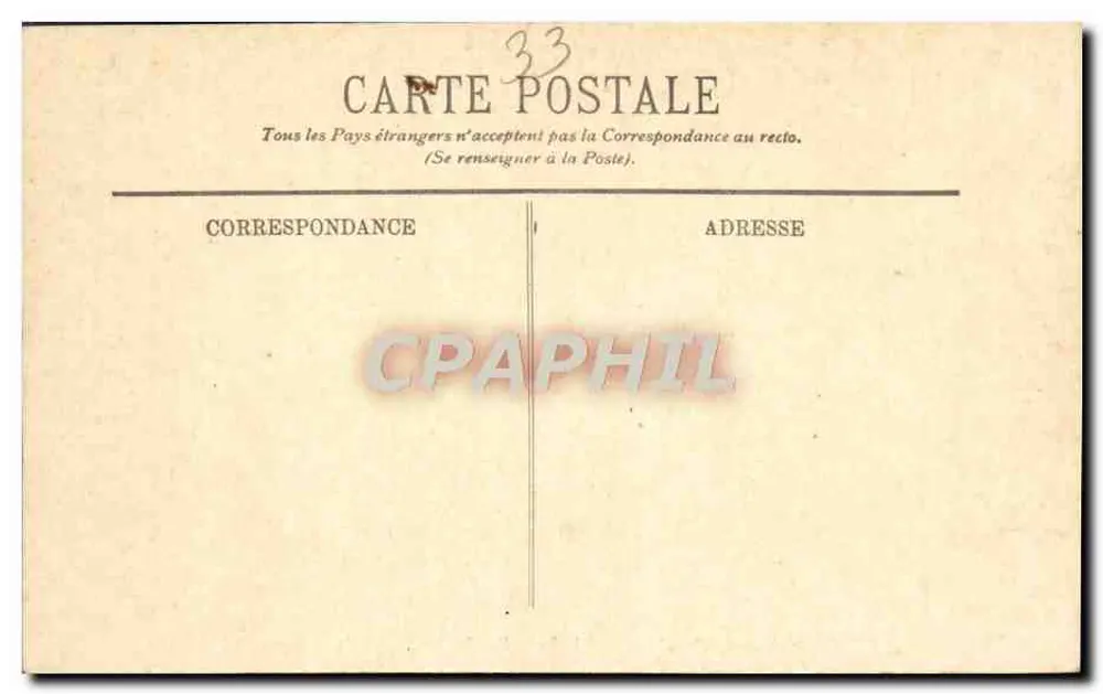 Bordeaux — Die Kathedrale und die Turm Pey-Berland — LL. - Rückseite