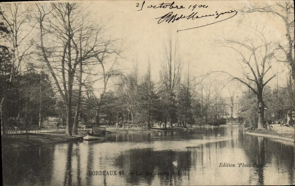 Bordeaux — Lago do Jardim Público — Edição Photo-Poïdal - Frente