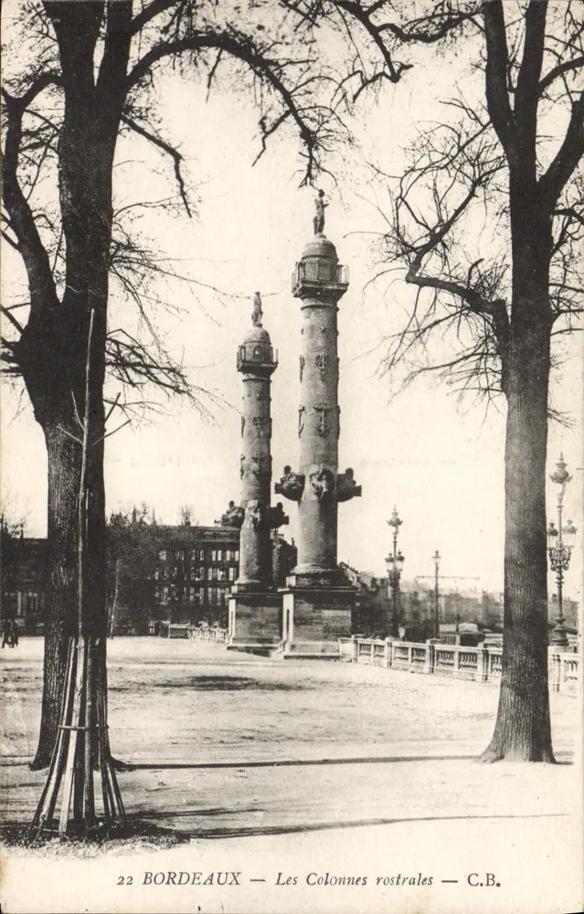 Bordeaux — As Colunas Rostrais — C.B. - Frente