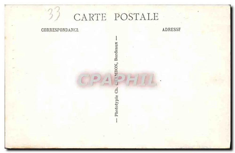 Bordeaux — As Colunas Rostrais — C.B. - Verso