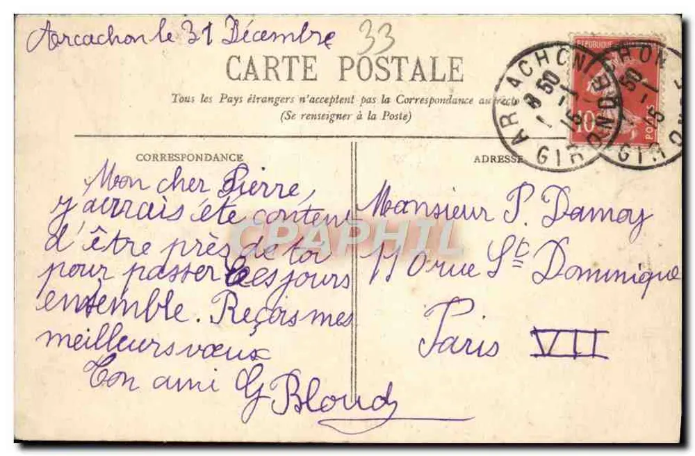 Arcachon - Côte d'Argent - Trasa Corniche - BR 176 - Rewers