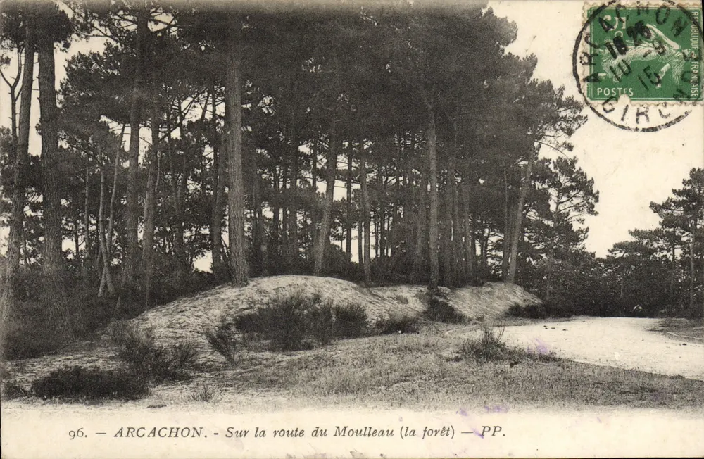 Arcachon — Auf der Straße zum Mouilleau (der Wald) — PP. - Vorderseite