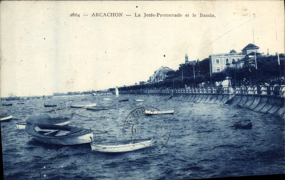 Arcachon — Die Promenadenjetty und der Bassin — Nr. 2864 - Vorderseite