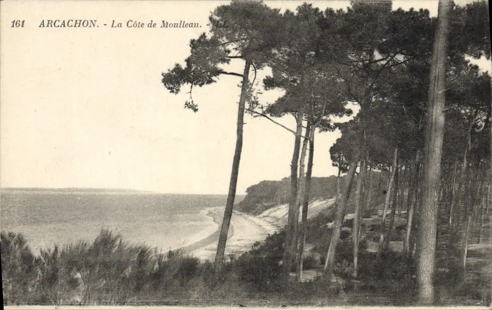 Arcachon - A Costa de Moulleau — LL, n° 161 - Frente