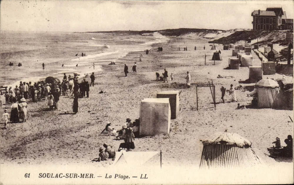 Soulac-sur-Mer — A Praia — LL, n°61 - Frente