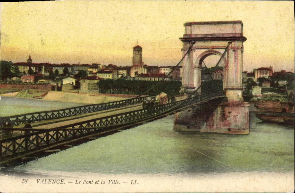 Valence — O Ponte e a Cidade — LL. n°58 - Frente