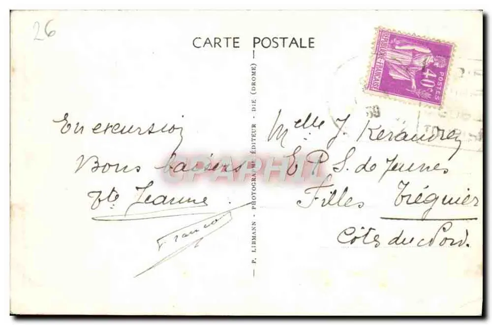 Col du Rousset (Drôme) — Os Curvas da descida para Die - Verso