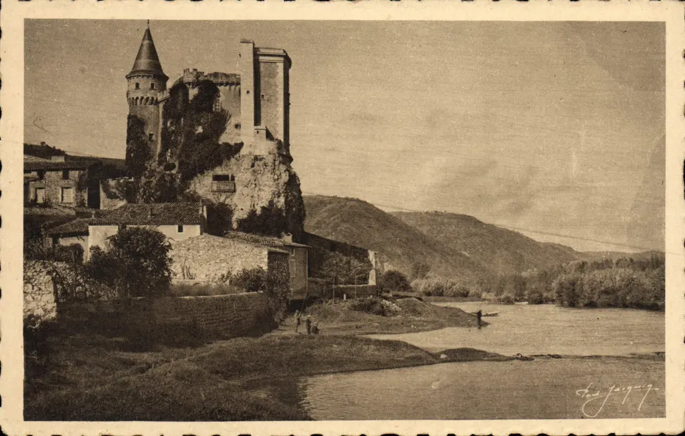 Schloss Châteaubourg — Umgebung von Valence — Kunstausgabe, Photographie Paulquin, n°49 - Vorderseite