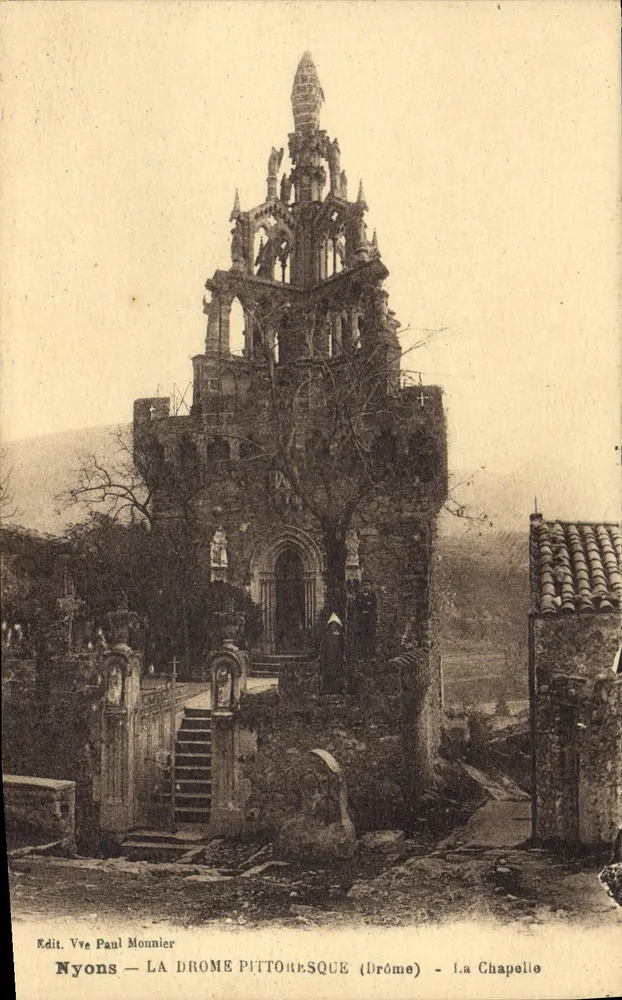 Nyons — Die pittoreske Drôme (Drôme) — Die Kapelle - Vorderseite
