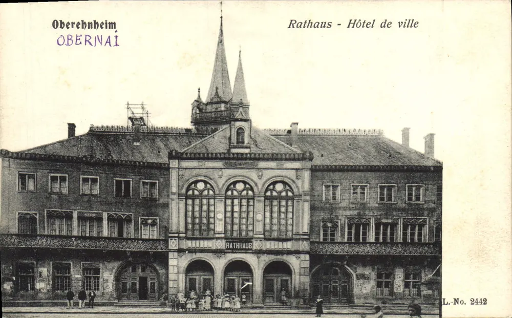 Obernai - Rathaus - Prefeitura — editor L. No. 2442 - Frente