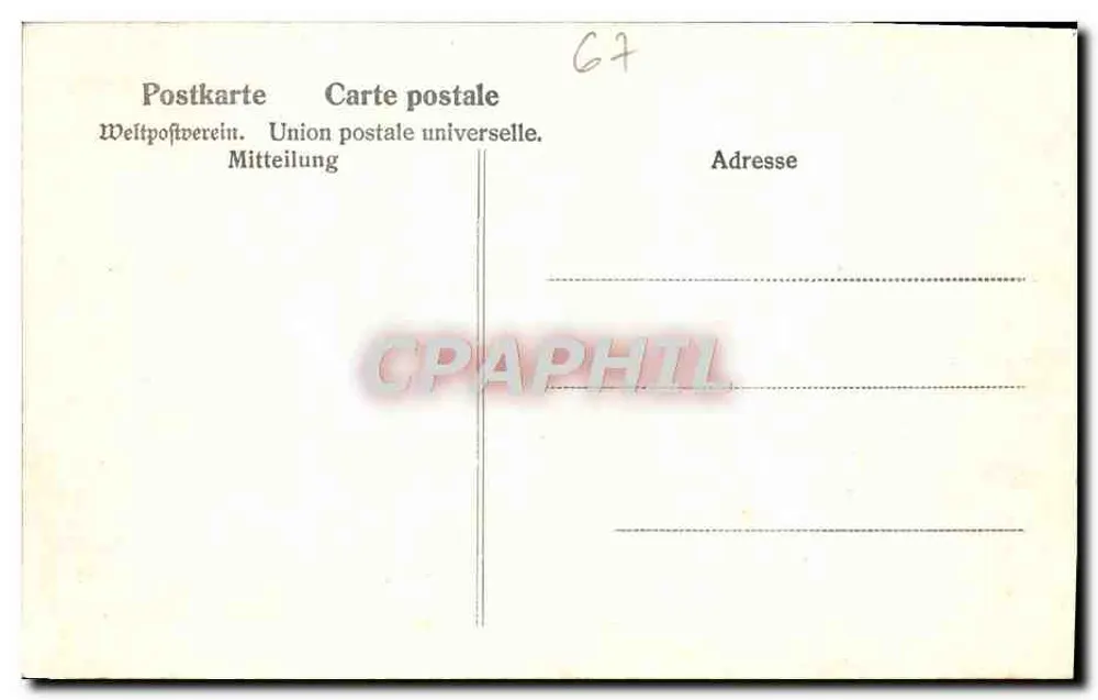 Obernai - Rathaus - Prefeitura — editor L. No. 2442 - Verso