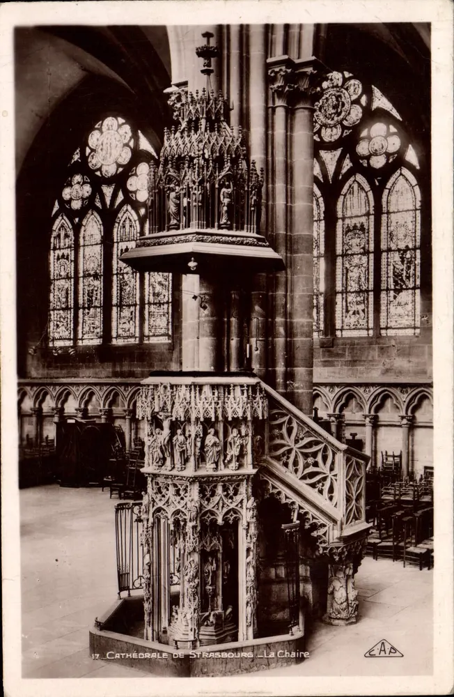 Cattedrale di Strasburgo — La Sedia — C.A.P. n°17 - Recto