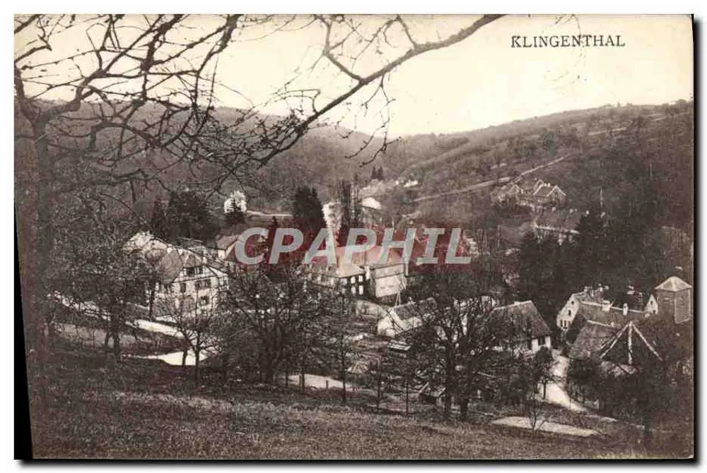 Klingenthal — vue panoramique du village en hiver — éditeur non visible - Frente