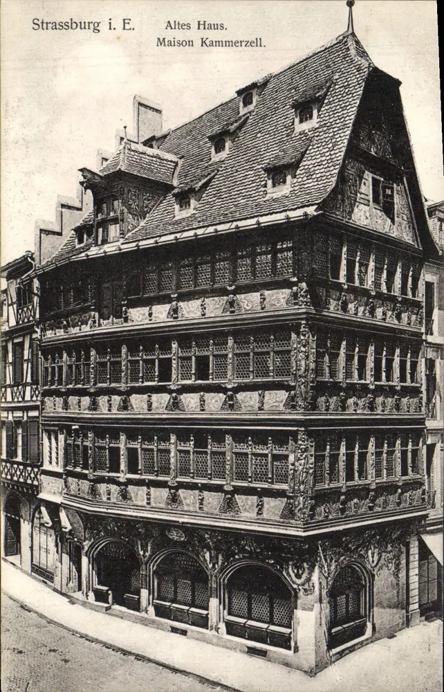 Strasbourg i. E. — Altes Haus. Maison Kammerzell. - Vorderseite