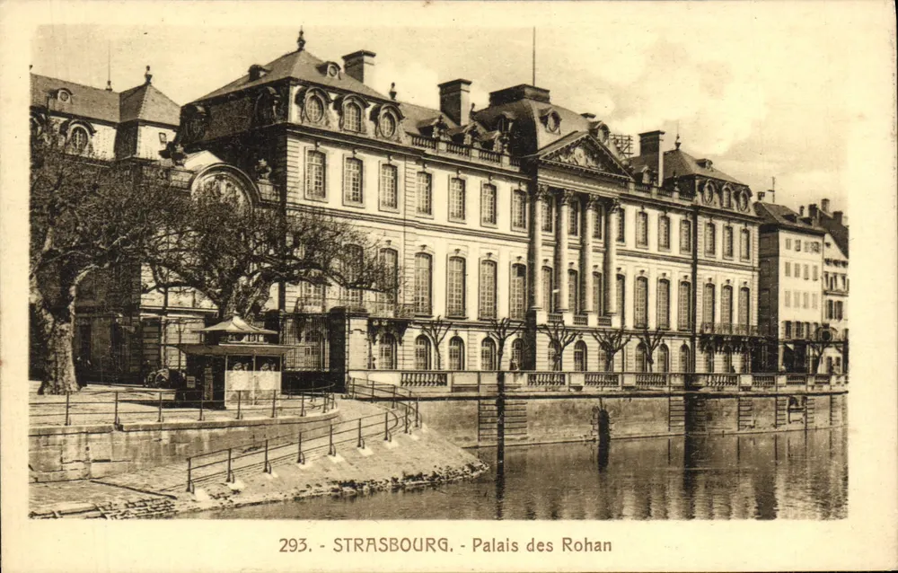 Strasbourg - Palácio dos Rohan — editor Ch. Bergeret, n° 293 - Frente