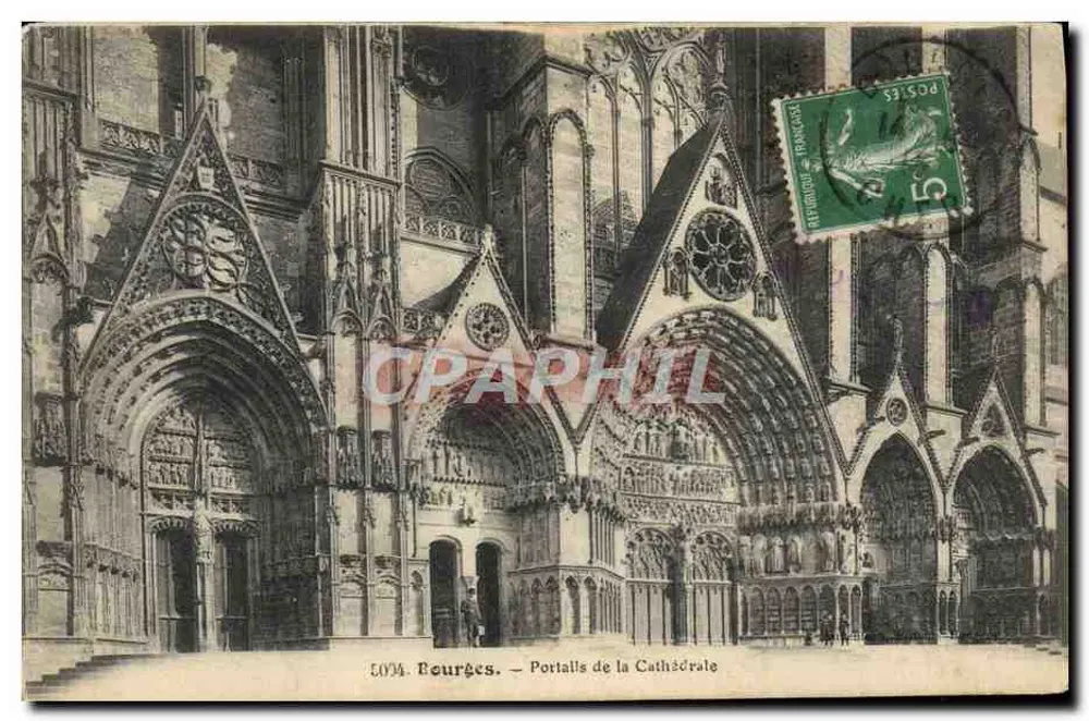Bourges — Portale Katedry — 5034 - Awers