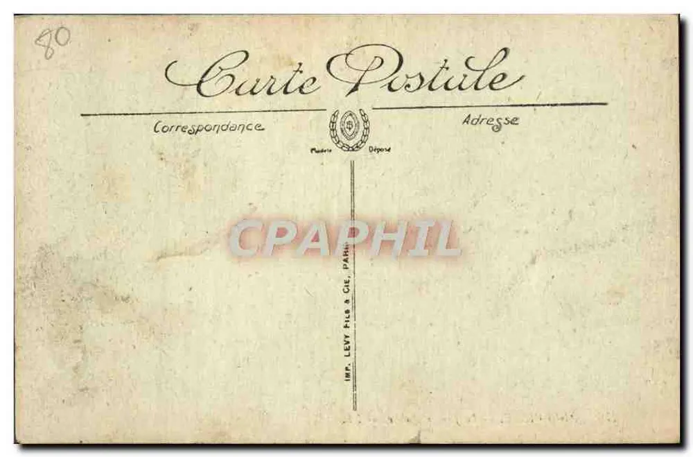 Abbeville — Het Publieke Tuin — LL. — n° 1776 - Achterkant