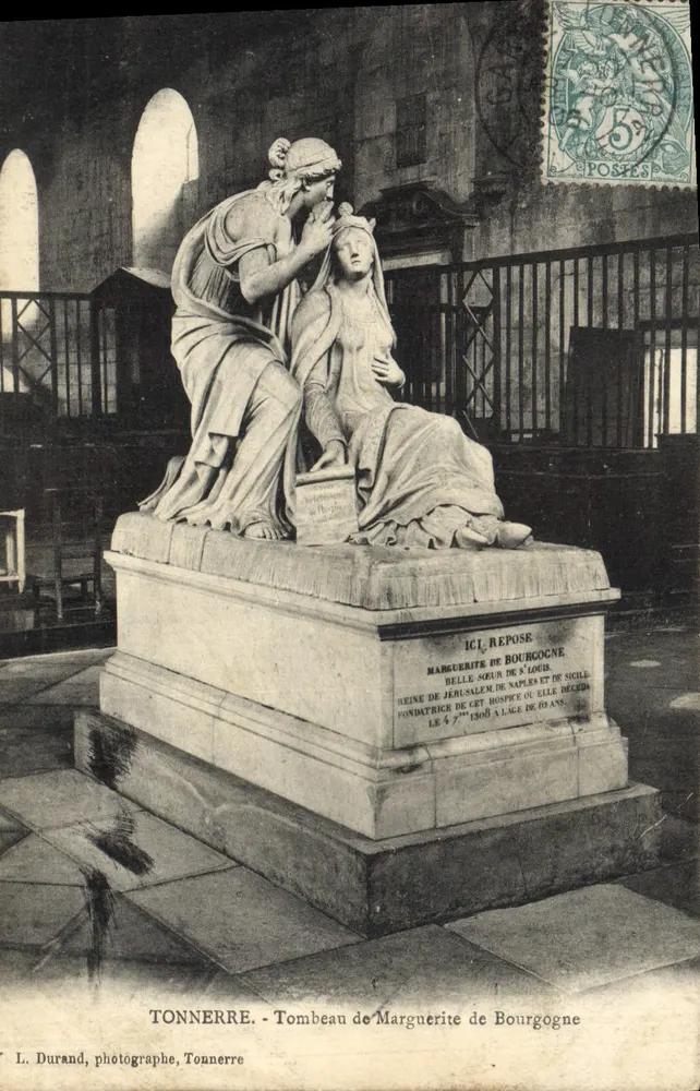 Tonnerre - Grab von Marguerite von Burgund — L. Durand, Fotograf Tonnerre - Vorderseite