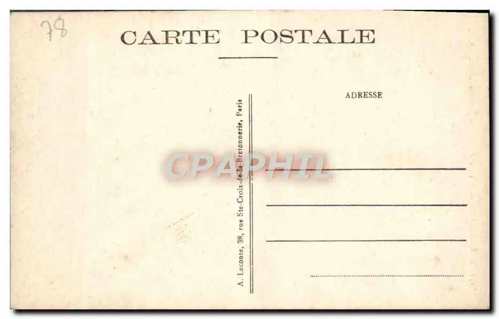 Versailles — A Igreja de Santa Joana d'Arc — A.L. n°171 - Verso