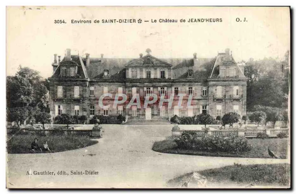 Umgebung von SAINT-DIZIER — Schloss JEAND'HEURS — A. Gauthier, Verlag, Saint-Dizier - Vorderseite