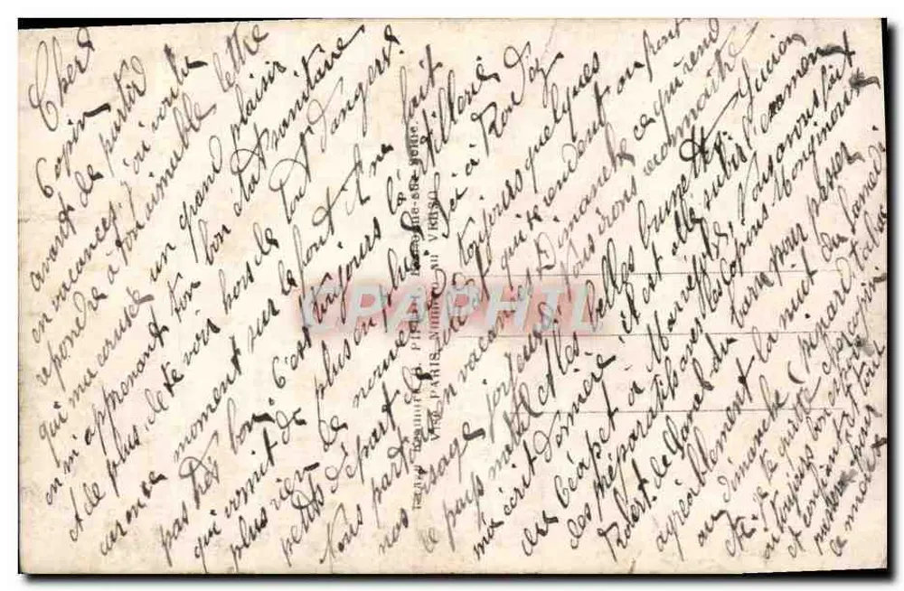 Junge Frau und Musiker — Garten-Szene — DIX 185/2 - Rückseite