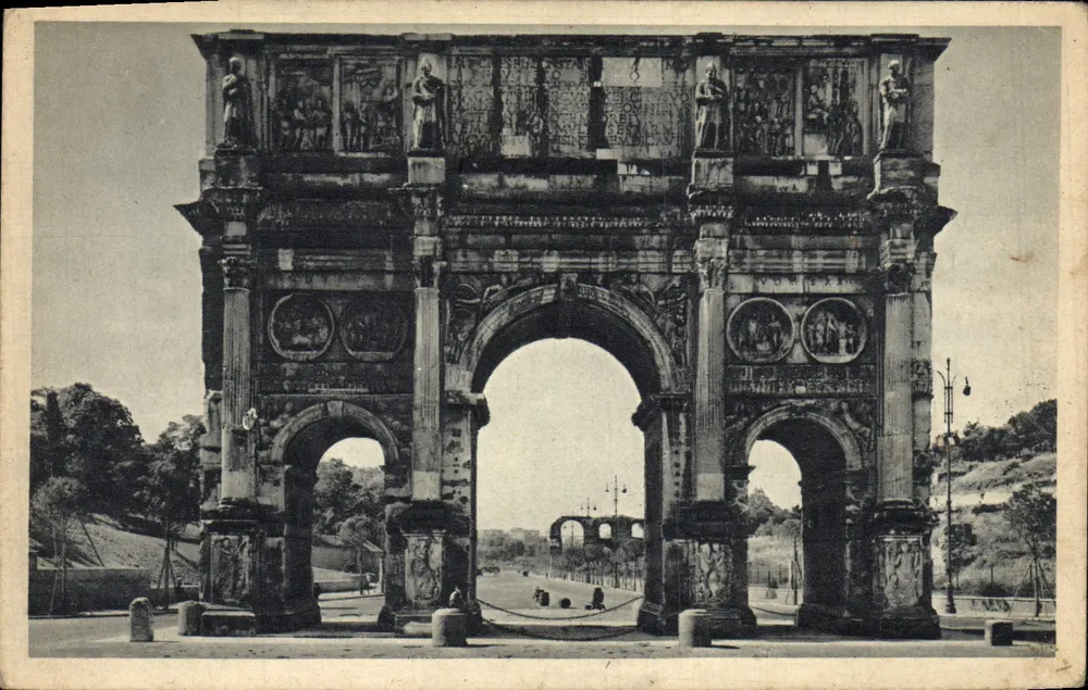 Arco di Costantino — Roma — Editore Cesare Capitello, n°24 - Recto