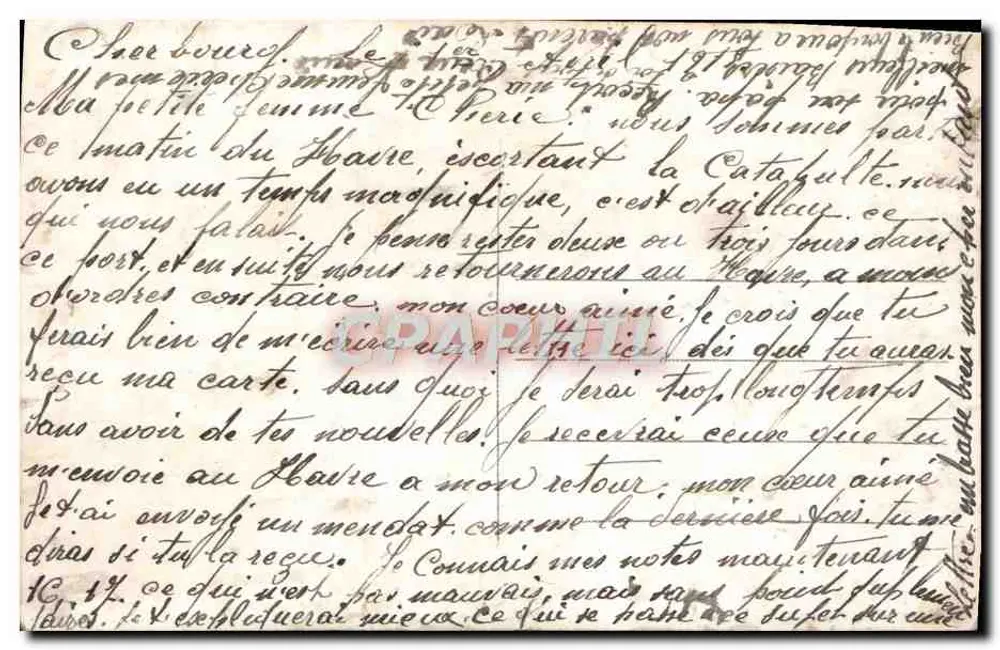 General de Castelnau — Tribut an die französische Armee — Verlag C.38 - Rückseite