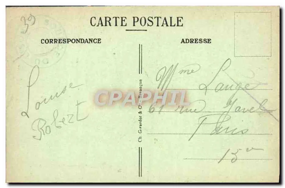 Quellen des Lison — Nans-sous-Sainte-Anne — Bilderhafte Orte der Franche-Comté - Rückseite