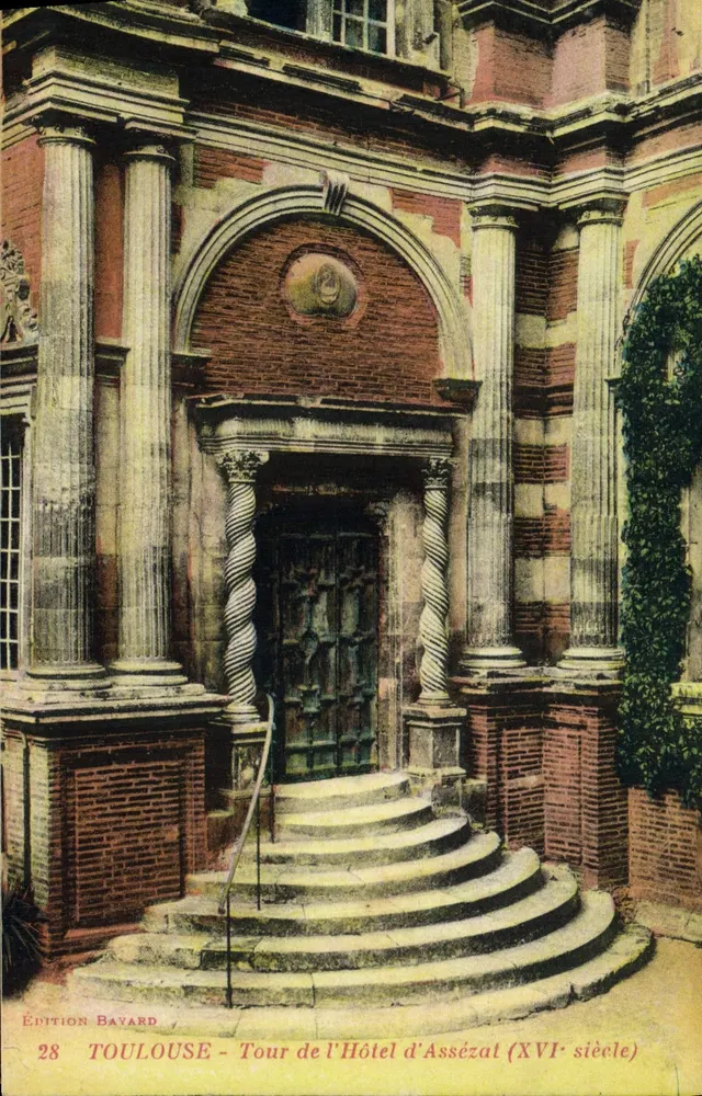Toulouse - Turm des Hôtel d'Assézat (16. Jahrhundert) — Bayard-Ausgabe, Nr. 28 - Vorderseite
