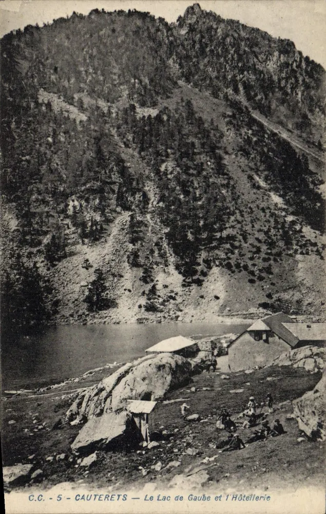 Cauterets — See Gaube und das Hotel — C.C. 5 - Vorderseite