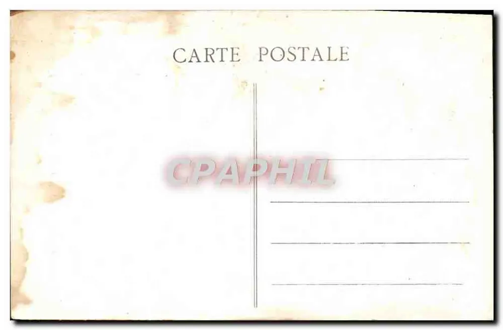 Sainte-Geneviève küsst die Medaille, die ihr Saint-Germain, Bischof von Paris, gab — E. Weibel, 131, boulevard Raspail, Paris - Rückseite