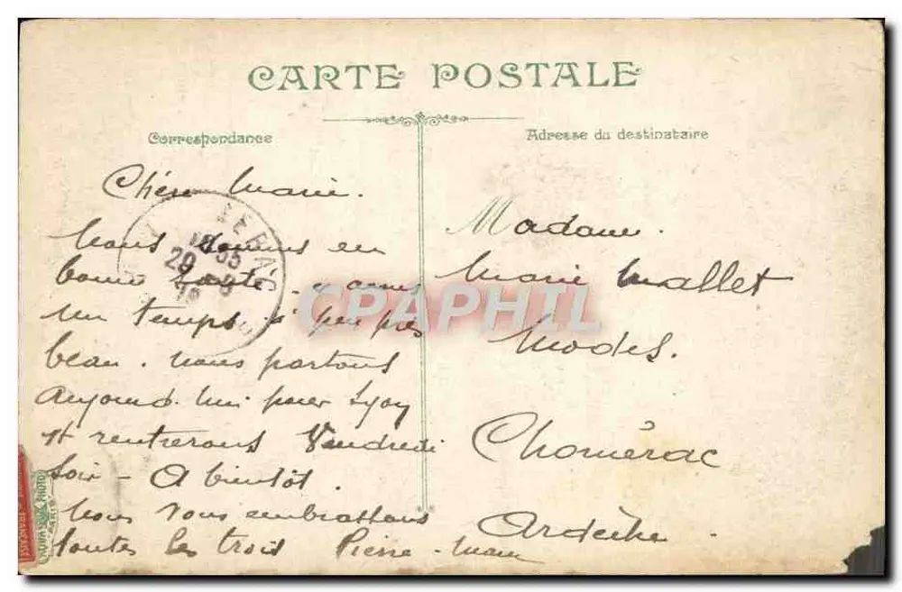 Aix-les-Bains — A Fonte-Buvette — Graphil - Verso