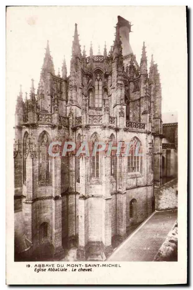 Abtei Mont-Saint-Michel — Abteikirche. Der Chor — Éditions Monuments Historiques, Paris - Vorderseite