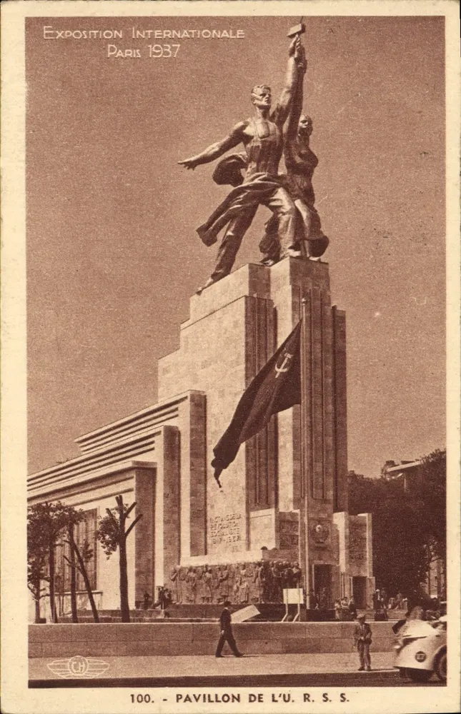 Pavillon der UdSSR — Internationale Ausstellung Paris 1937 — Verlag CH - Vorderseite