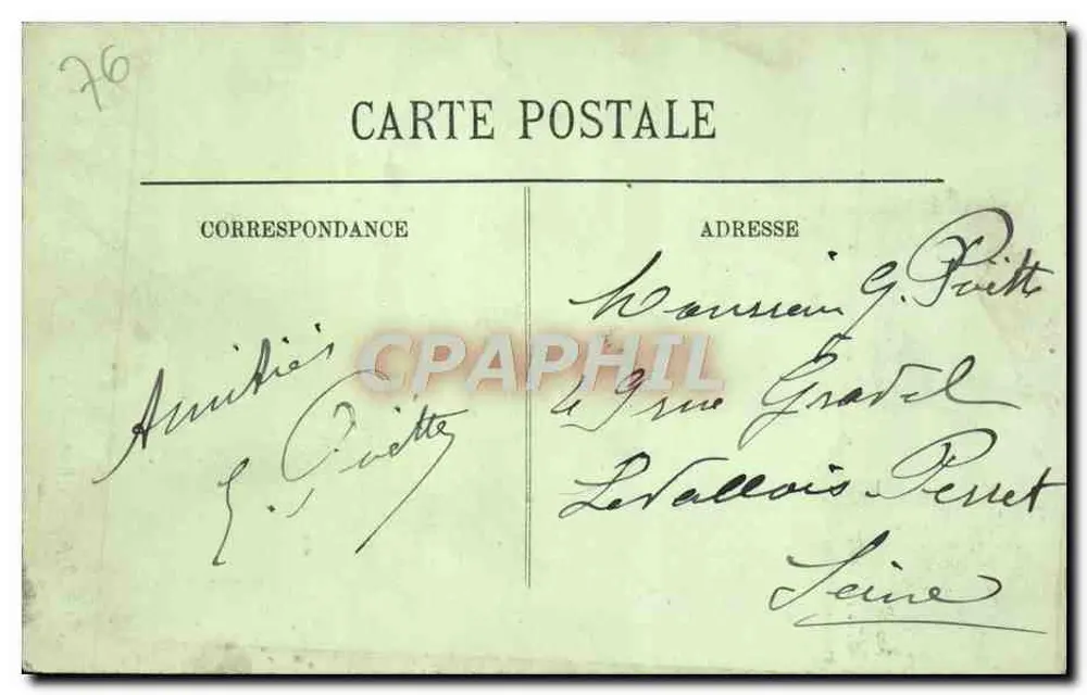 Pêcheur — Type de Pêcheur. — LL. — N° 3007 - Verso