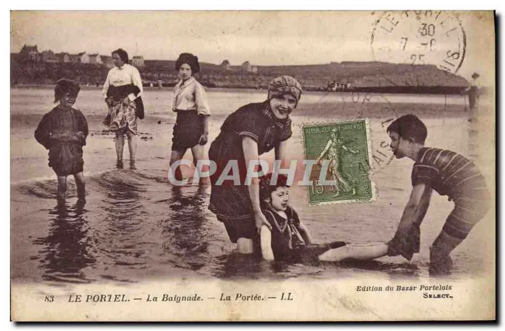 Le Portel — A Natação — La Portée — LL — Edição do Bazar Portelois Select - Frente