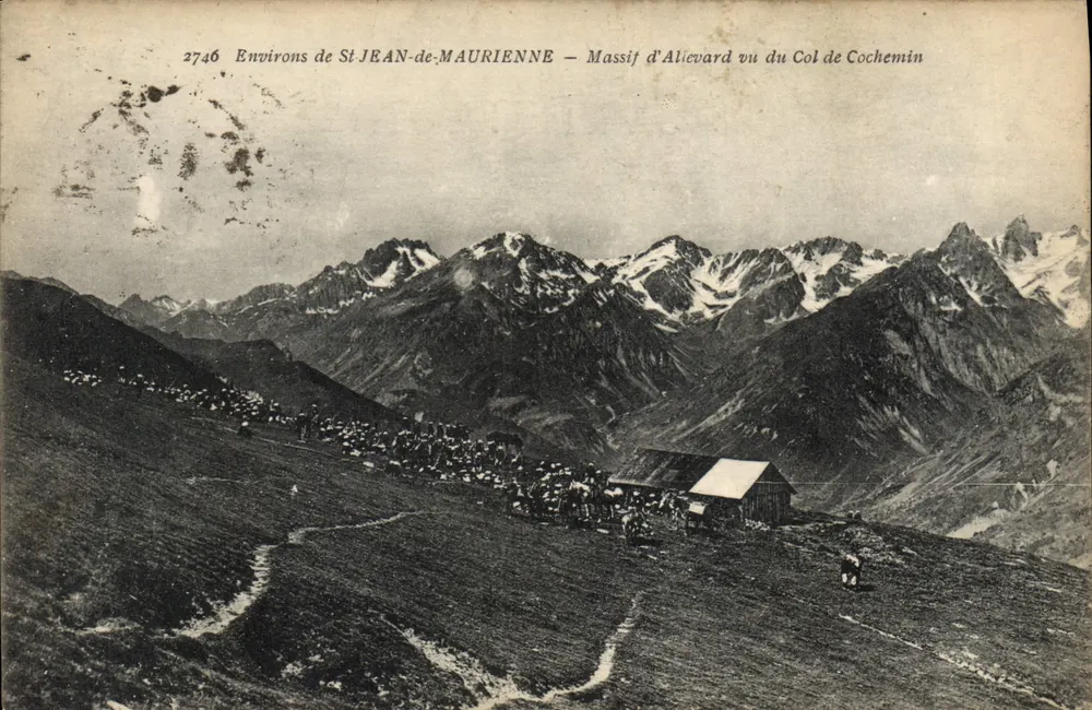 Massif d'Alievard vom Col de Cochemin aus gesehen — In der Nähe von St JEAN-de-MAURIENNE — n° 2746 - Vorderseite
