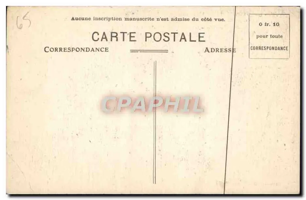 Cauterets — Vignemale (3298) y alrededores — C.C. n°214 - Reverso
