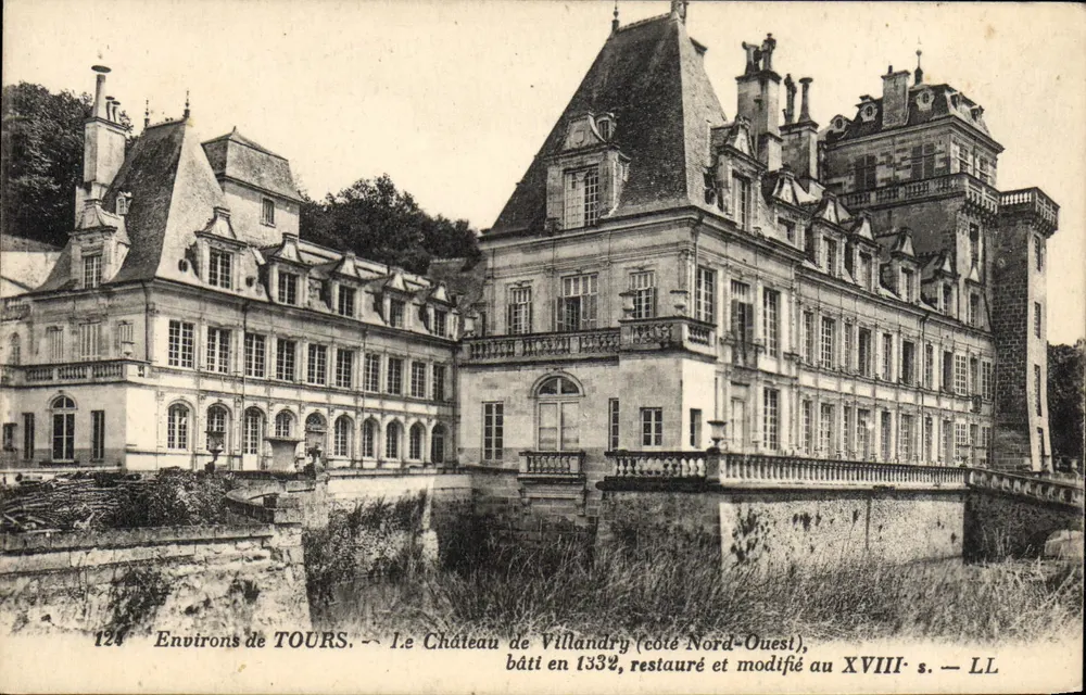 Castelo de Villandry — Arredores de TOURS — LL - Frente