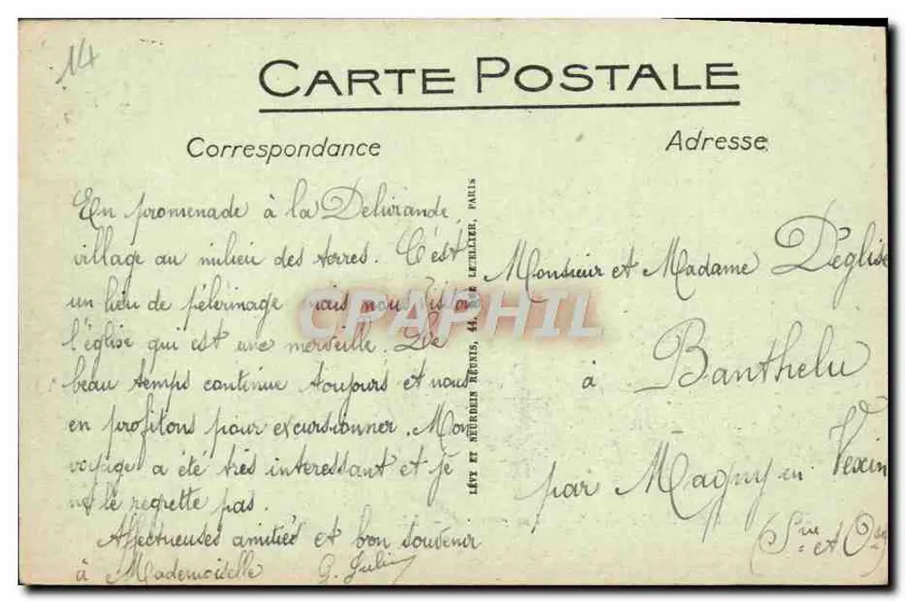 Douvres-la-Délivrande — Ogólny widok — LL. - Rewers