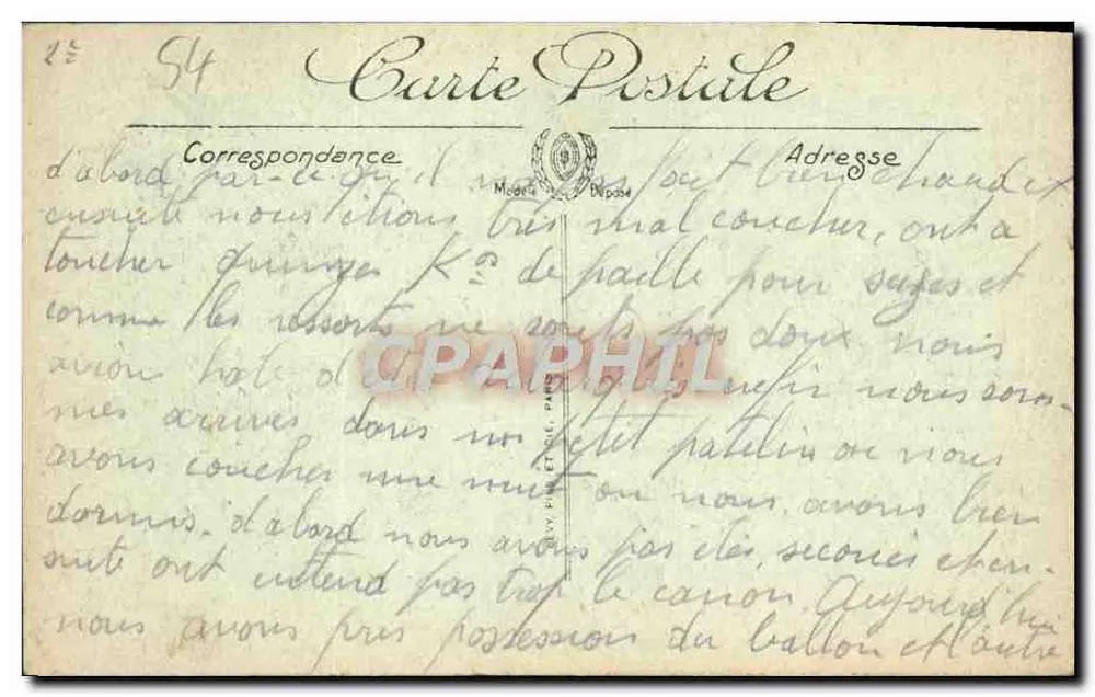 Lunéville — A Igreja de São Jacó — LL - Verso