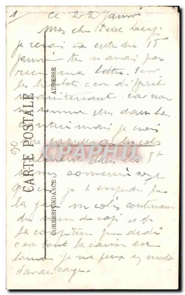Belfort — A Estátua 'Quand Même' — obra de Mercié — LL - Verso
